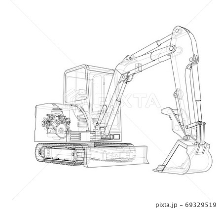 Sketch of Small Treactor with Actor Sketch of Small Treactor with Actor 69329519
