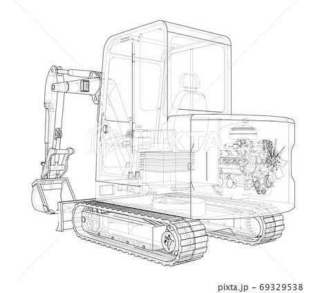 Sketch of Small Treactor with Actor Sketch of Small Treactor with Actor 69329538