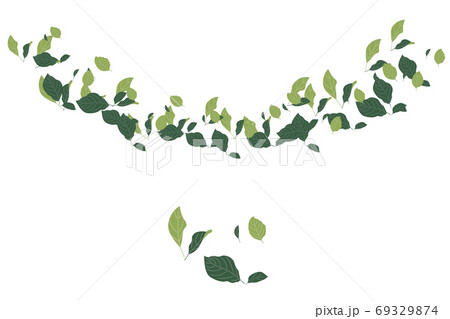 リンゴの葉 69329874