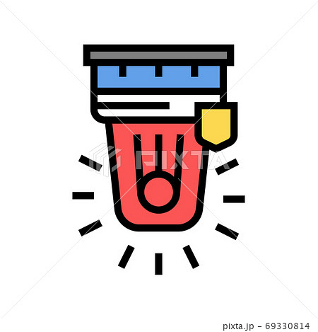 alarm signalization color icon vector isolated illustration alarm signalization color icon vector isolated illustration 69330814