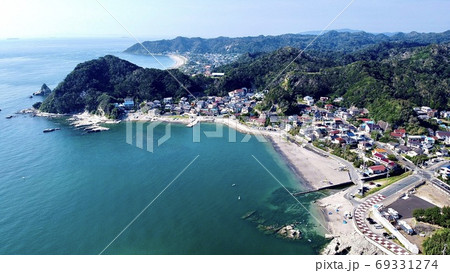 南房総市ビーチ空撮 69331274