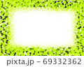 colorful dots of picture frame with copy space. The frame is made of several points combined 69332362