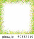 colorful dots of picture frame with copy space.The frame is made of several points combined 69332419