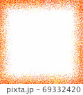colorful dots of picture frame with copy space.The frame is made of several points combined 69332420