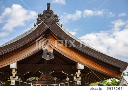 北海道美瑛町　美瑛神社　隠れハート 69332624