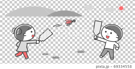 帶翅膀的兒童/ 2種顏色 69334558