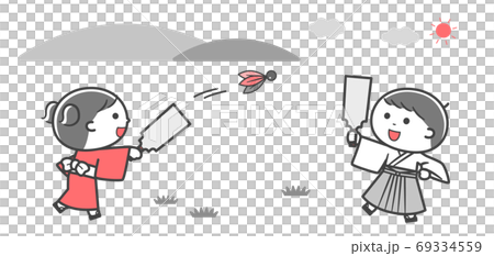 兒童穿和服和翅膀/ 2種顏色 69334559