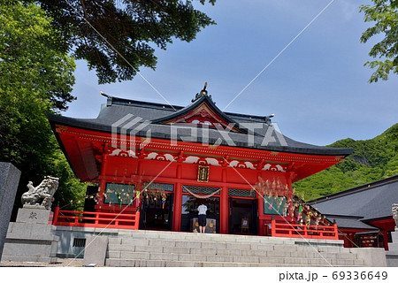 梅雨明けに真っ赤に輝く赤城神社に参拝 梅雨明けに真っ赤に輝く赤城神社に参拝 69336649