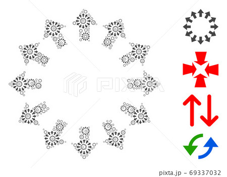 Explode Arrows Recursive Mosaic of Self Icons Explode Arrows Recursive Mosaic of Self Icons 69337032