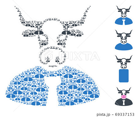 Bull Chief Fractal Composition of Self Items 69337153