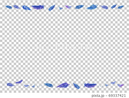 Watercolor frame of feathers and butterflies Watercolor frame of feathers and butterflies 69337421