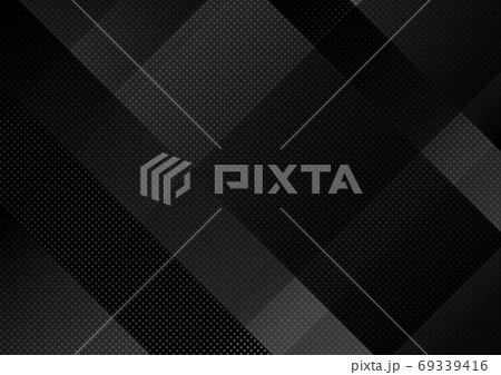 Black Abstract Geometric Grid Background 69339416