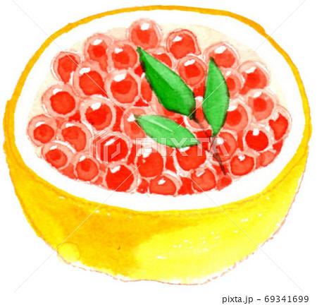 柚子いくら:おせち料理、和食 柚子いくら:おせち料理、和食 69341699