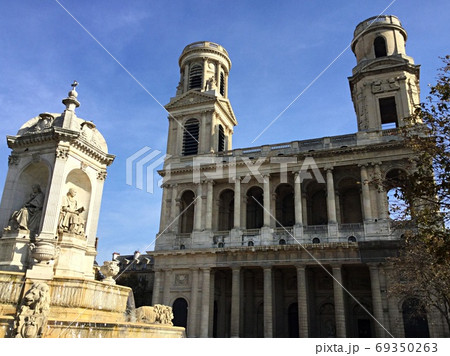 サン・シュルピス教会 ダ・ヴィンチ・コードの舞台 サン・シュルピス教会 ダ・ヴィンチ・コードの舞台 69350263