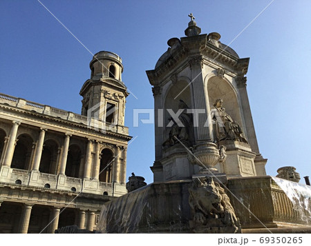 サン・シュルピス教会 ダ・ヴィンチ・コードの舞台 サン・シュルピス教会 ダ・ヴィンチ・コードの舞台 69350265