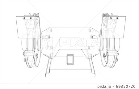 Outline electric grindstone 69350720
