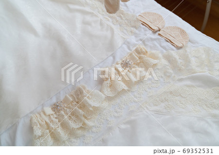 hats, clothes for discharge of twins in hospital. hats, clothes for discharge of twins in hospital. 69352531