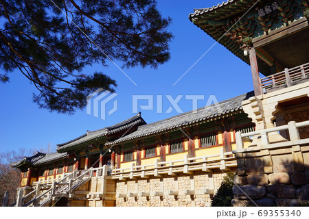 仏国寺 建物 晴れ 69355340