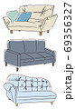 ソファのイラストセット 69356327