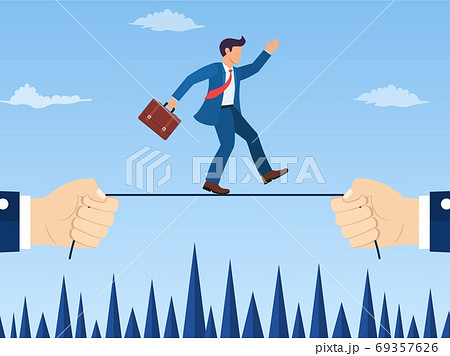 Business risk concept. 69357626