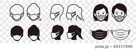 icon of medical face mask icon of medical face mask 69357896
