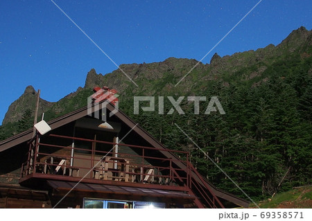 南八ヶ岳 月明かりの横岳と行者小屋 南八ヶ岳 月明かりの横岳と行者小屋 69358571