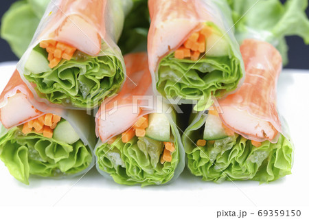 Vegetable Salad with Crab Stick 69359150