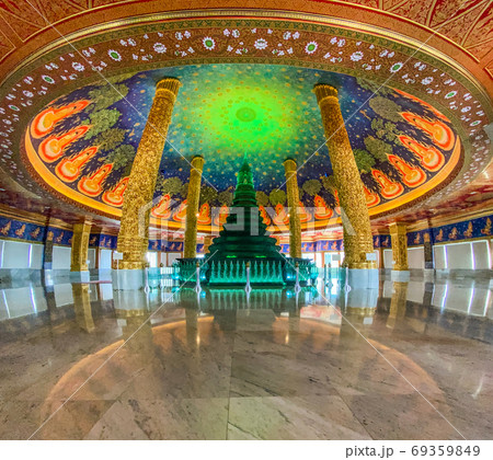 Wat Paknam Bhasicharoen, a temple, pagoda and Buddha statue in Bangkok Thailand 69359849