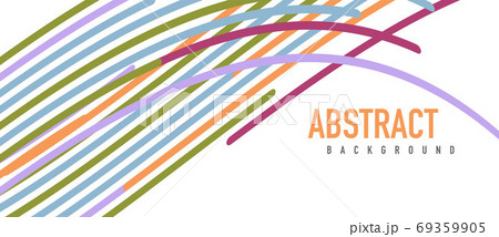 Аbstract moving colorful lines vector backgrounds for cover, placard, poster, banner or flyer 69359905