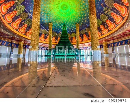 Wat Paknam Bhasicharoen, a temple, pagoda and Buddha statue in Bangkok Thailand 69359971