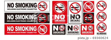 No smoking cigarette sign vector 69360624