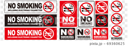 No smoking cigarette sign vector 69360625