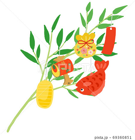 縁起物 福笹のイラスト素材 [69360851] - PIXTA