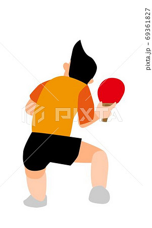 卓球選手フォーム　カット 69361827