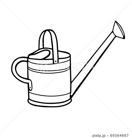 Garden Watering Can For Watering Plantsのイラスト素材