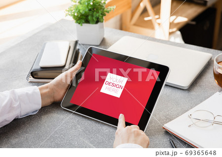 Devices or gadgets with copyspace for ad - mockup, digital concept Devices or gadgets with copyspace for ad - mockup, digital concept 69365648