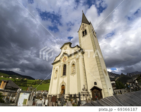 san vigilio church in dolomites san vigilio church in dolomites 69366187