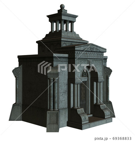 3d rendered stone crypt 3d rendered stone crypt 69368833