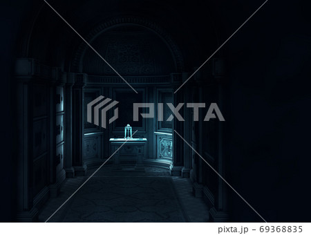 3d rendered crypt interior 3d rendered crypt interior 69368835