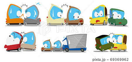 自動車事故（自動車対自動車） 69369962