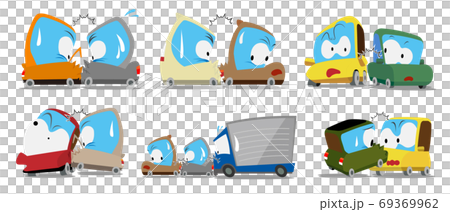 自動車事故（自動車対自動車） 69369962