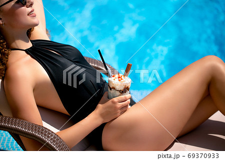 Beach travel woman. Skin care leg laser epilation hair removal sexy legs woman. Beach travel woman. Skin care leg laser epilation hair removal sexy legs woman. 69370933