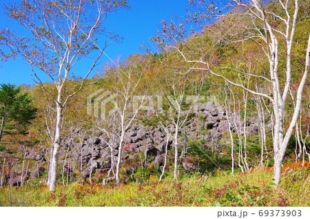 北海道鹿追町 白樺峠 千畳崩 北海道鹿追町 白樺峠 千畳崩 69373903