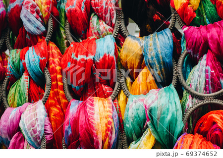 Multicolored manufacturing fabric textiles in pile Multicolored manufacturing fabric textiles in pile 69374652