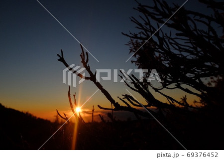 スペイン(テネリフェ)での夕景 69376452