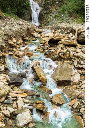 Beautiful landscape with mountain rocky river, stock photo Beautiful landscape with mountain rocky river, stock photo 69376538
