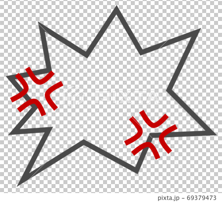 Illustration of angry blowout 69379473