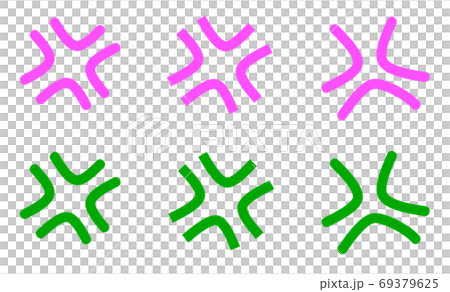 怒りマーク 69379625