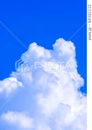 入道雲の写真素材