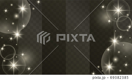 キラキラした黒屏風の背景素材・格子柄 69382385